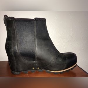 Sorel Lea Wedge Joan of Arctic Wedge Black 9.0 waterproof